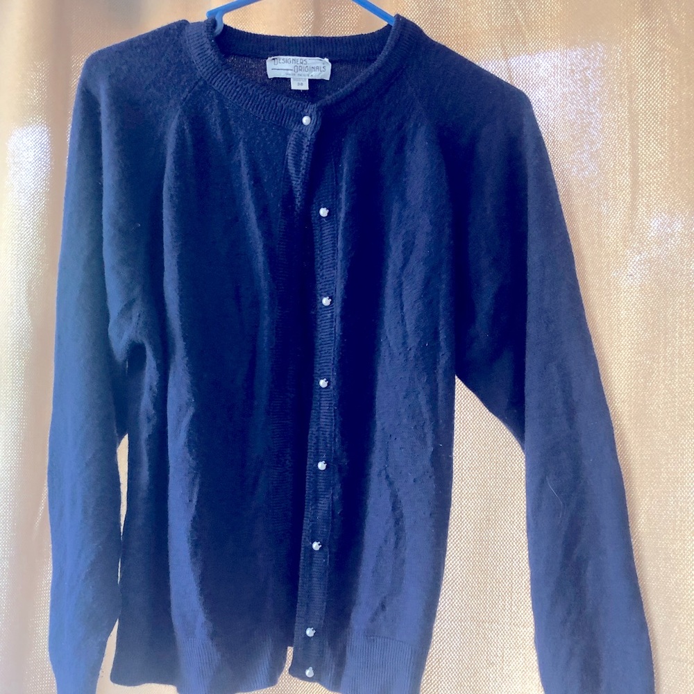 Vintage Designers Originals blue cardigan